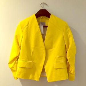 Brand new H&M Yellow classic blazer
